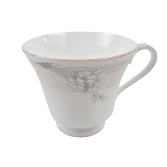Aynsley Pastiche Pink Fine Bone China Teacup & Saucer Set Made In England - Picture 8 of 13